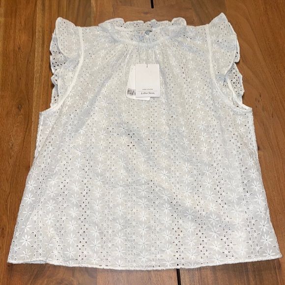 & Other Stories Tops - & Other Stories US 6 White Blouse NWT